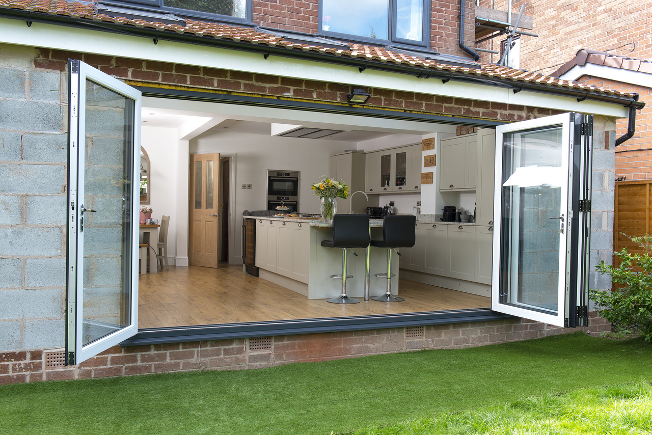 Veka bi-folding doors