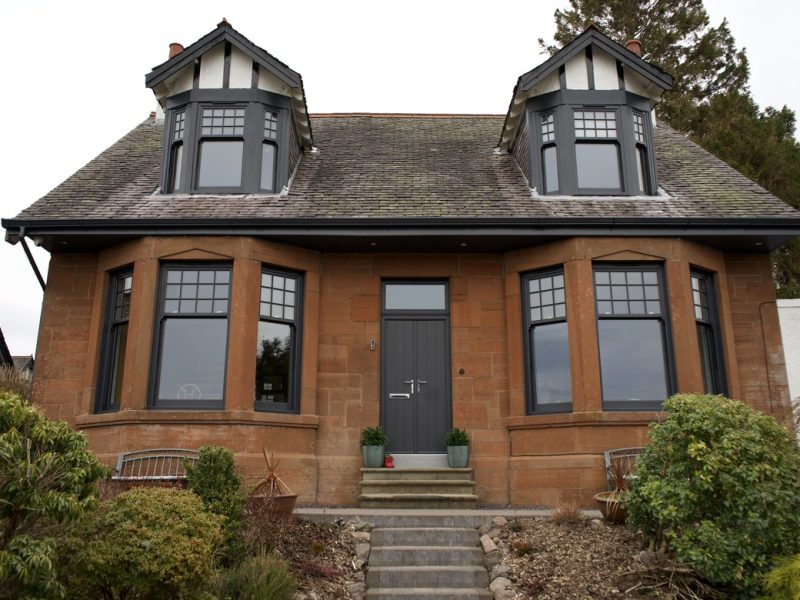 Kilmacolm home: Sliding Sash Windows
